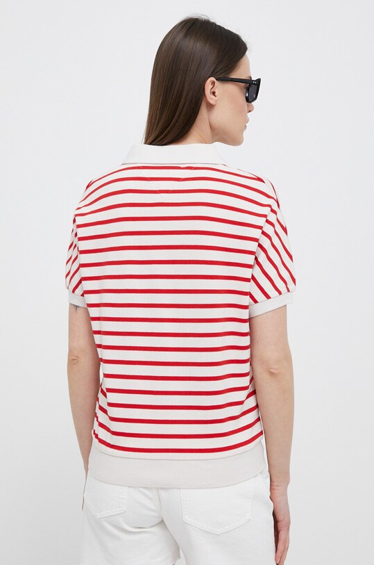 Ρούχα Μπλουζάκι Tommy Hilfiger WW0WW37815.PPYX κόκκινο