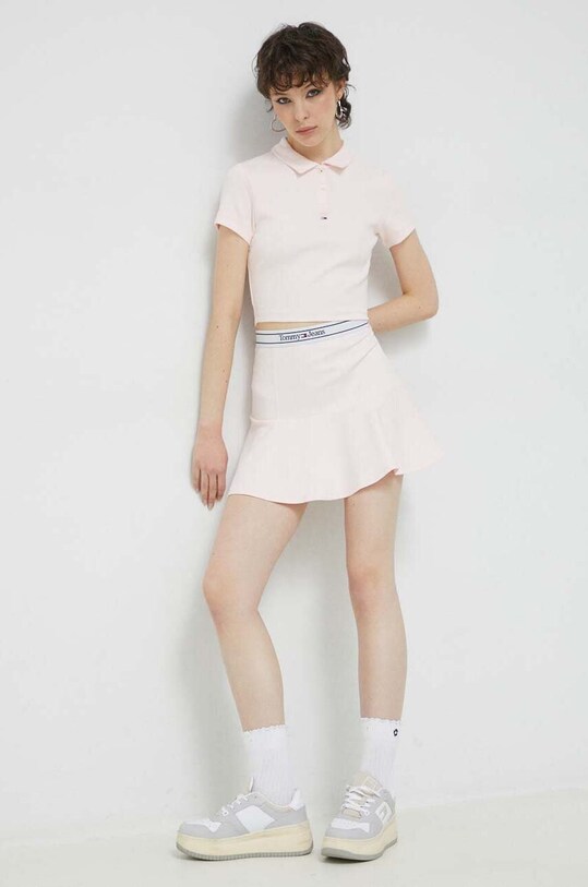 Tommy Jeans tricou polo DW0DW15323.PPYX roz SS23