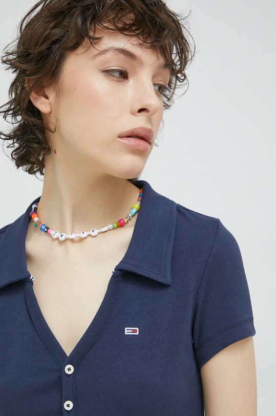 Tommy Jeans polo granatowy DW0DW15322.PPYX