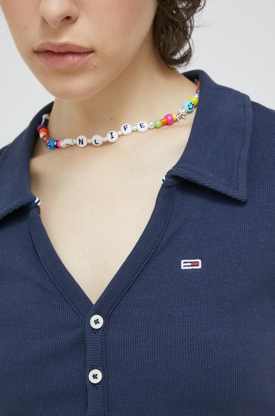 Tommy Jeans polo DW0DW15322.PPYX granatowy