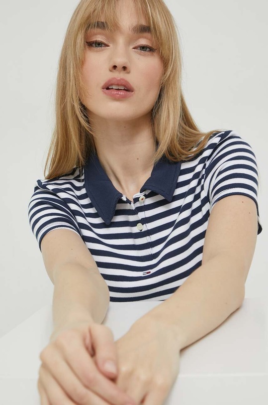 Tommy Jeans tricou polo cu modele bleumarin DW0DW15324.PPYX