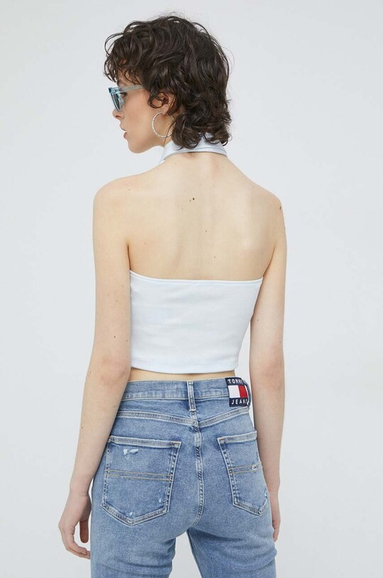 Одяг Топ Tommy Jeans DW0DW15329.PPYX блакитний