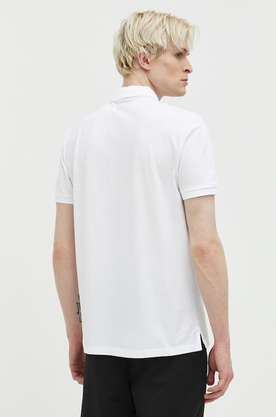 Одежда Хлопковое поло HUGO 50466182 белый