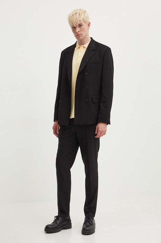 Oblečenie Bavlnené polo tričko HUGO 50466182 žltá