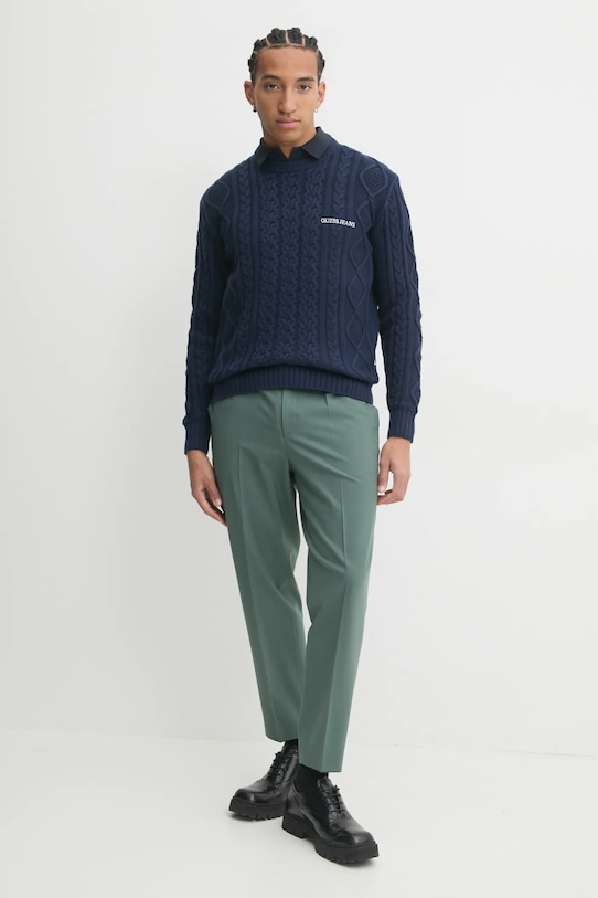 HUGO polo bawełniane 50466182 granatowy NC00