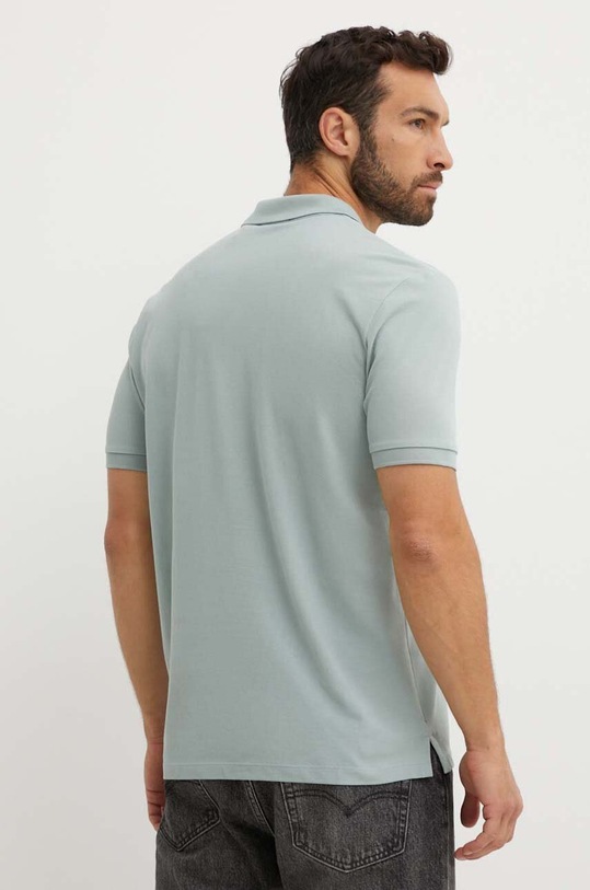 HUGO polo bawełniane 50466182 zielony SS25