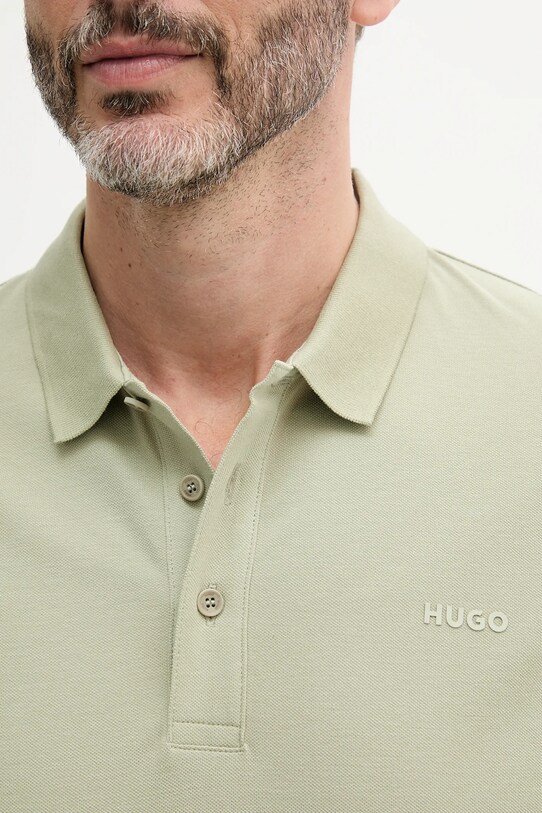 HUGO polo de bumbac 50466182 verde