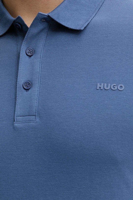 Pamučna polo majica HUGO plava 50466182
