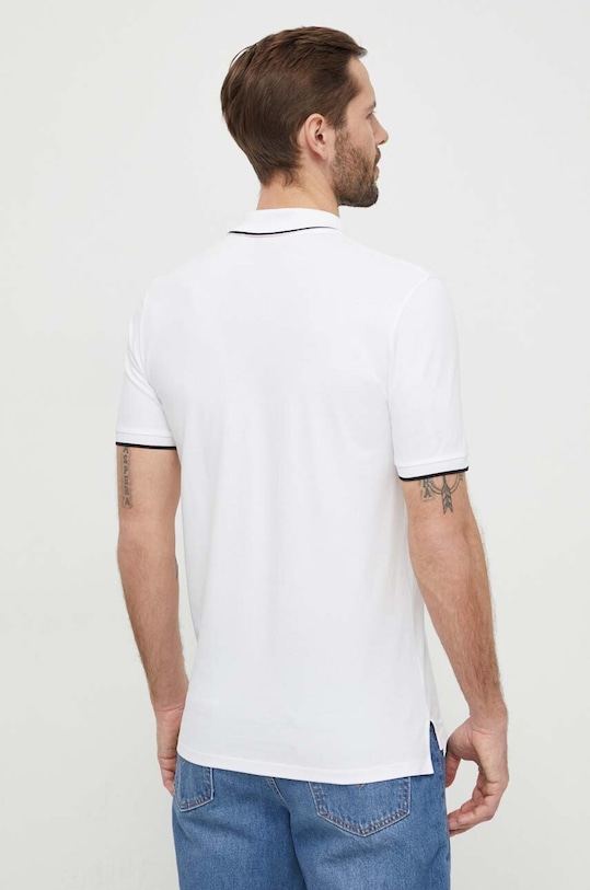 Πόλο HUGO 50467344 λευκό AW25