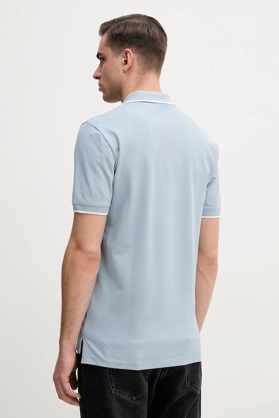 Поло HUGO 50467344 голубой AW25