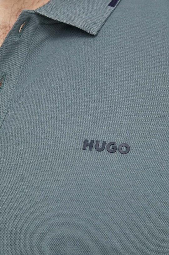 HUGO polo zielony 50467344