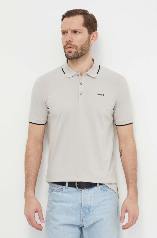 Îmbrăcăminte HUGO tricou polo 50467344 bej