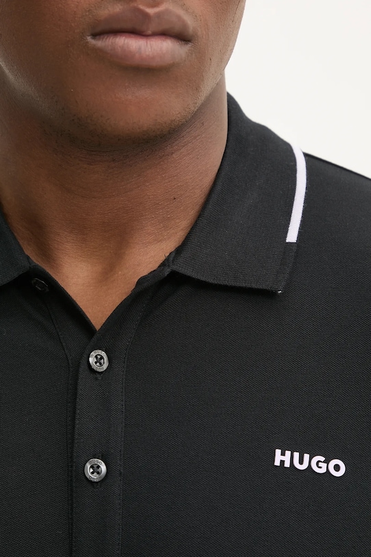 HUGO polo czarny 50467344