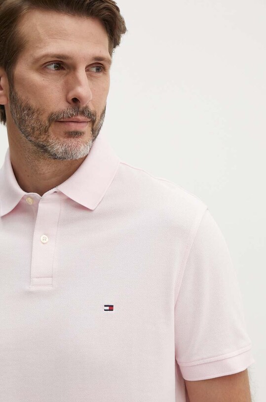 Поло Tommy Hilfiger MW0MW17770.PPYX рожевий AW24