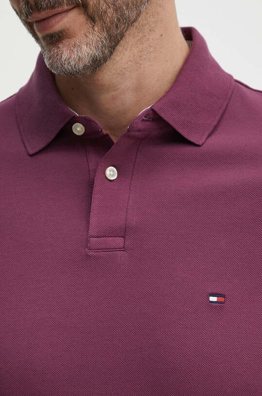 Tommy Hilfiger tricou polo MW0MW17770.PPYX violet