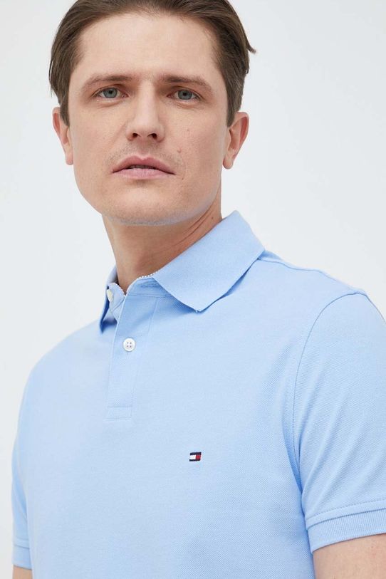 Поло Tommy Hilfiger бірюзовий MW0MW17770.PPYX