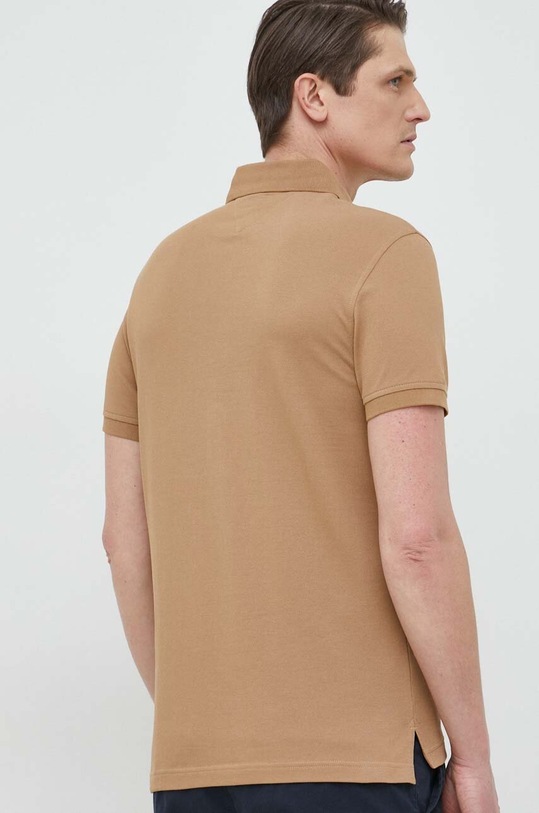 Odzież Tommy Hilfiger polo MW0MW17770.PPYX brązowy