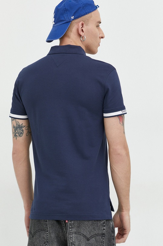 Odzież Tommy Jeans polo DM0DM15751.PPYX granatowy