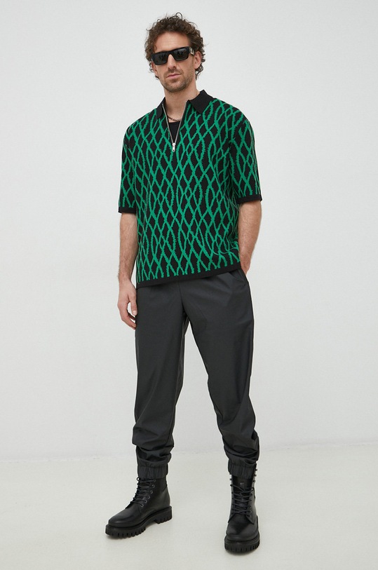 Samsoe Samsoe pulover M22100101 verde SS23