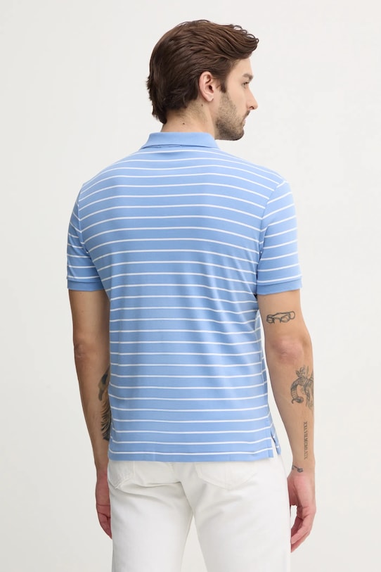 Oblečení Bavlněné polo tričko Polo Ralph Lauren 710870545 modrá