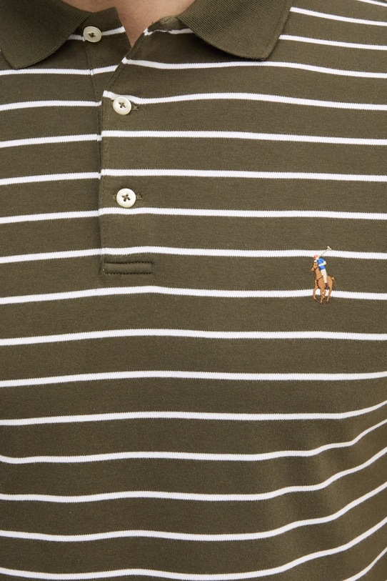 Polo Ralph Lauren polo bawełniane 710870545 zielony