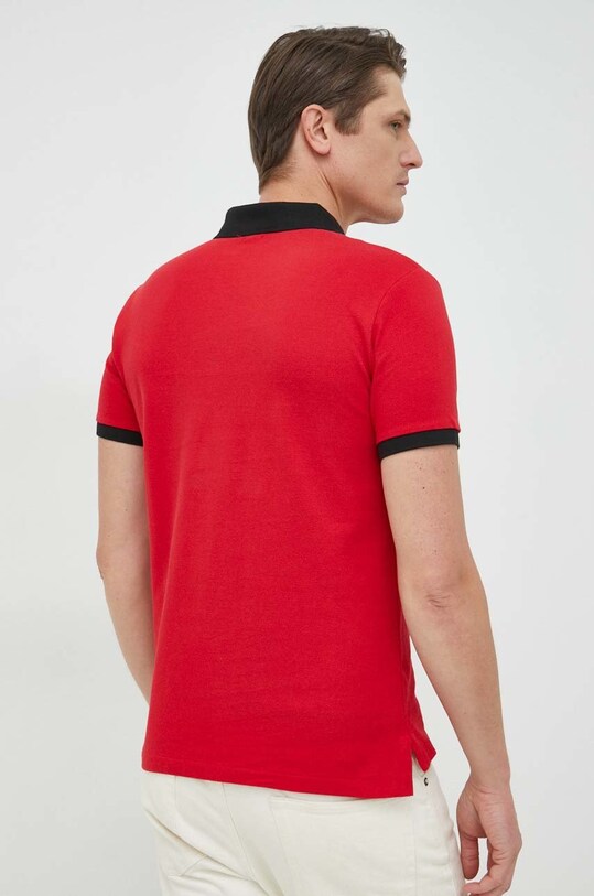 Ρούχα Βαμβακερό μπλουζάκι πόλο Polo Ralph Lauren 710913593 κόκκινο