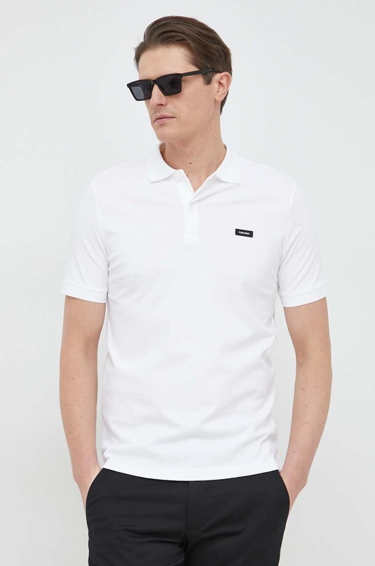 Поло Calvin Klein белый K10K111196.PPYX