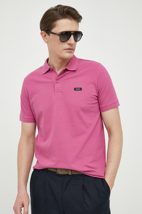 Calvin Klein polo różowy K10K111196.PPYX