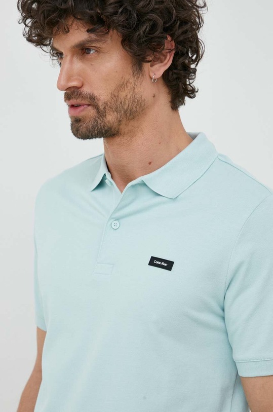 Calvin Klein polo zielony K10K111196.PPYX