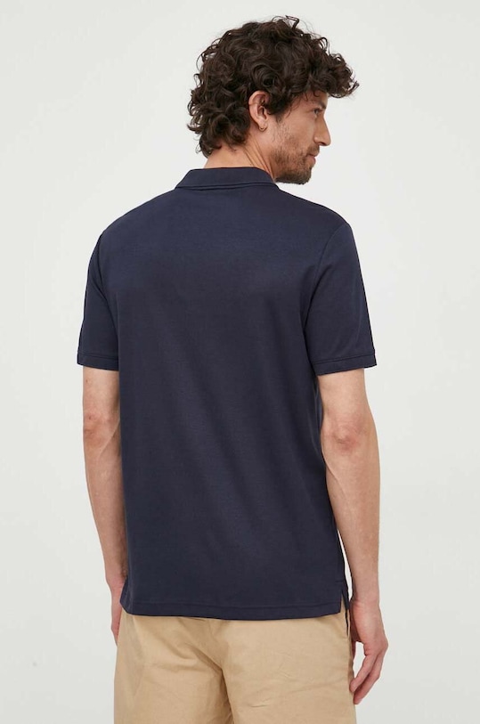 Ruházat Calvin Klein pamut póló K10K111657.PPYX sötétkék