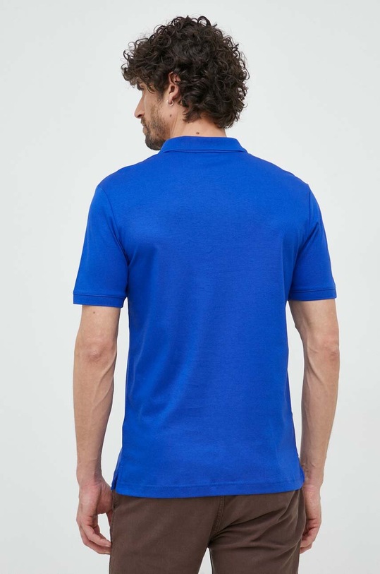 Odjeća Pamučna polo majica Calvin Klein K10K111657.PPYX mornarsko plava
