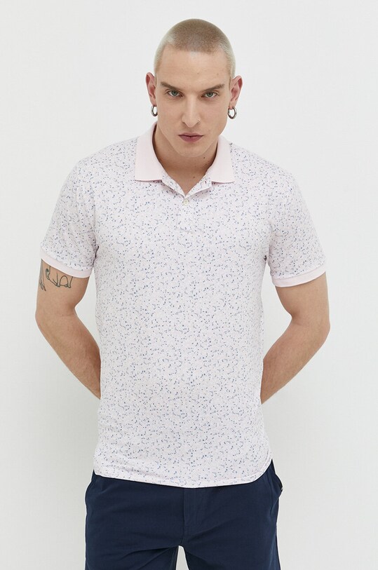Abercrombie & Fitch polo różowy KI124.3093.618