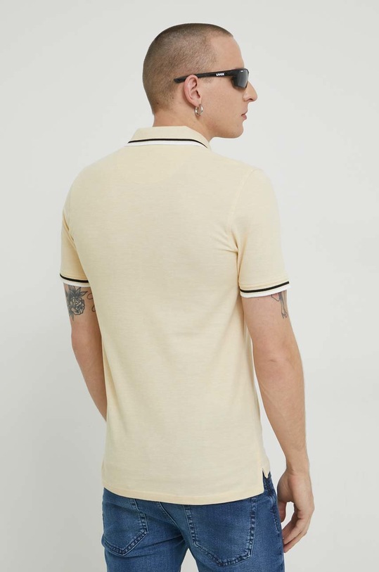Jack & Jones polo bawełniane JJEPAULOS 12136668. żółty AA00