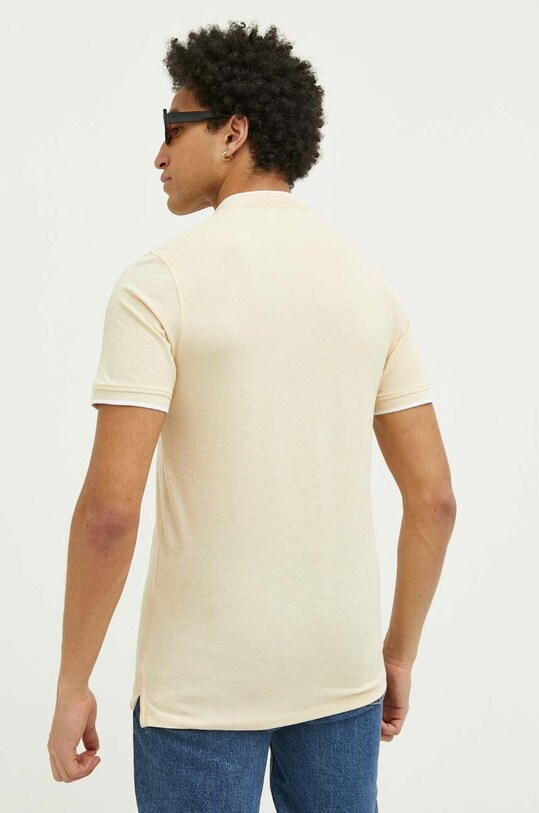 Ρούχα Βαμβακερό μπλουζάκι πόλο Jack & Jones JJEPAULOS 12199711.Jojoba κίτρινο