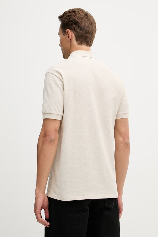 Oblačila Bombažen polo Lacoste L1264 bež