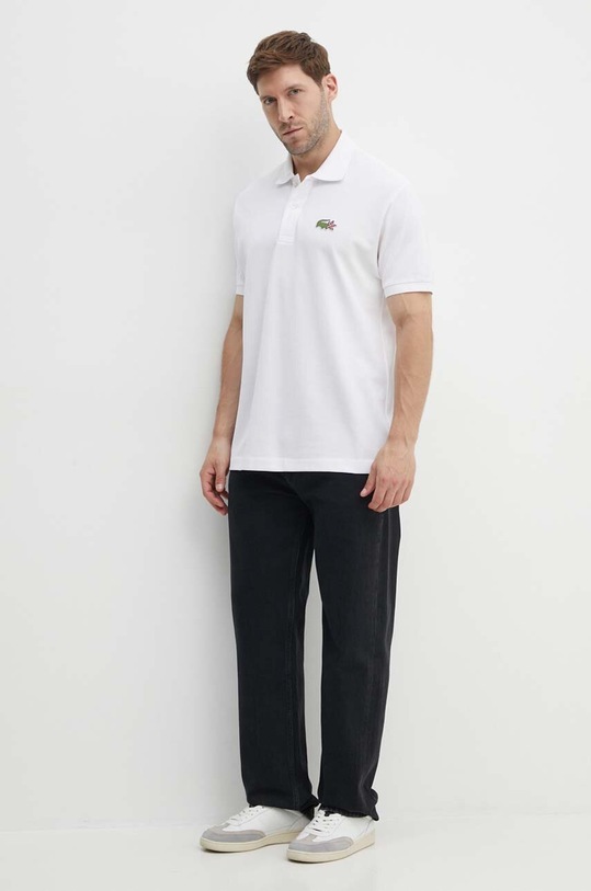 Lacoste polo de bumbac x Netflix PH7057 alb SS23