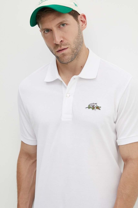 Lacoste polo in cotone x Netflix bianco PH7057