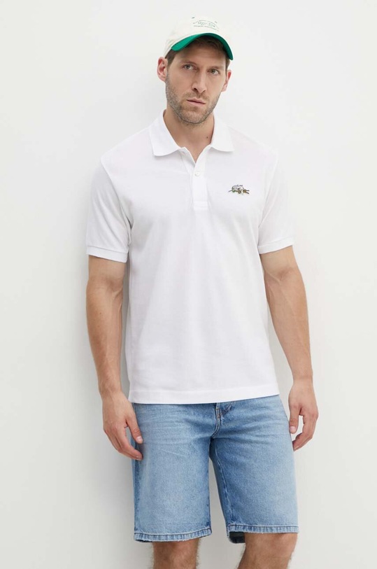 Lacoste polo in cotone x Netflix bianco PH7057