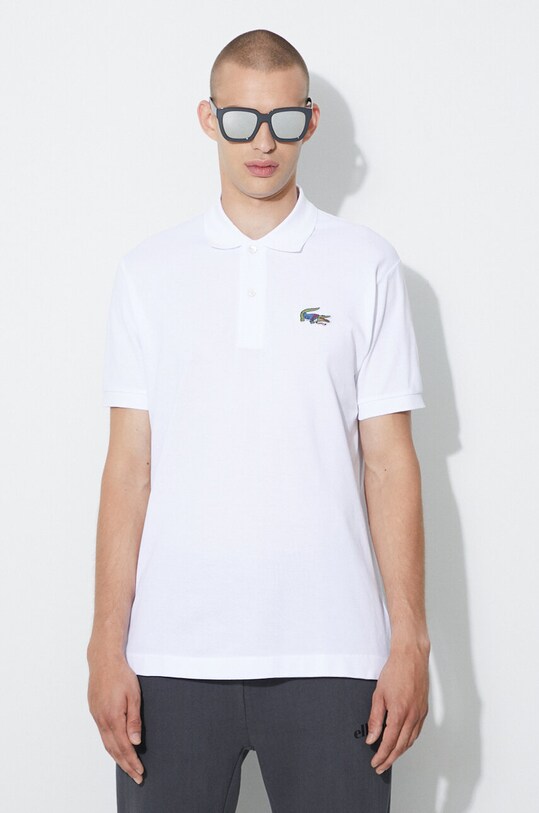 Lacoste polo in cotone x Netflix bianco PH7057