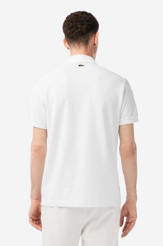 Lacoste polo bawełniane x Netflix beżowy PH7057