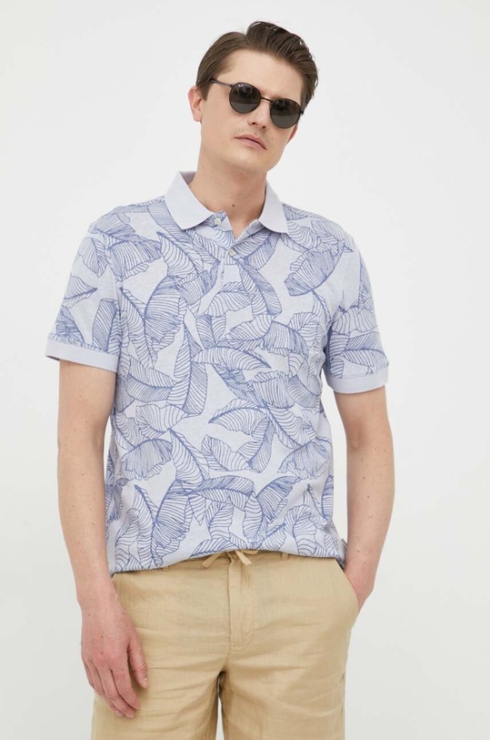 Guess polo regular niebieski M3GP15.KBQ90