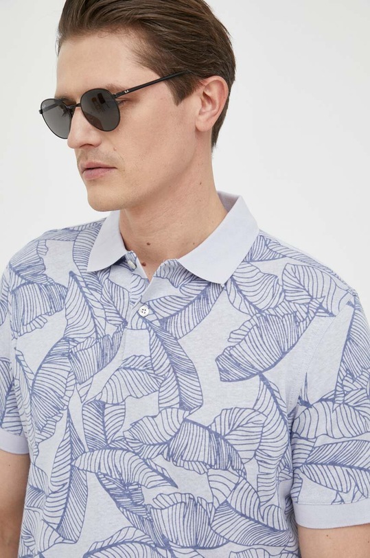 Guess polo niebieski M3GP15.KBQ90