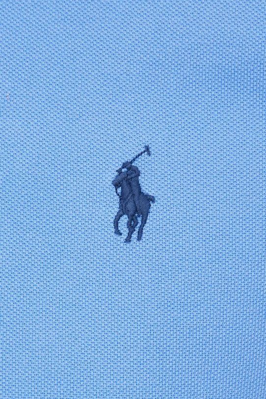 Pamučna polo majica Polo Ralph Lauren 710782592 plava