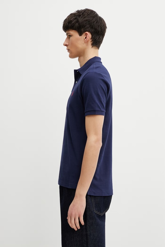 Bavlnené polo tričko Polo Ralph Lauren 710782592 tmavomodrá AA00