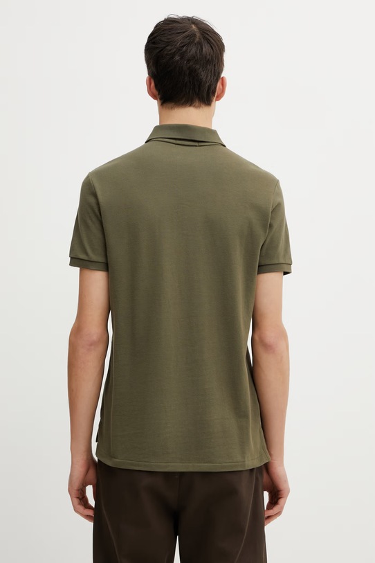 Ρούχα Βαμβακερό μπλουζάκι πόλο Polo Ralph Lauren 710782592 πράσινο
