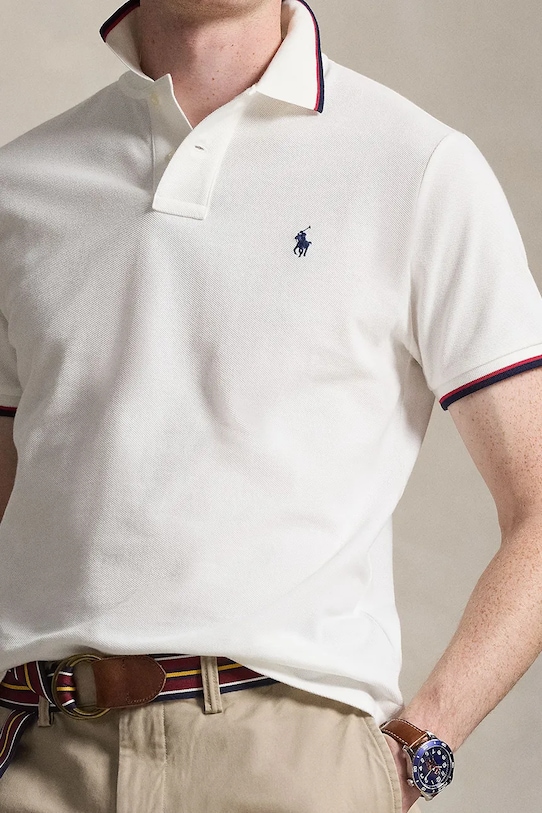 Polo Ralph Lauren polo bawełniane biały 710842621