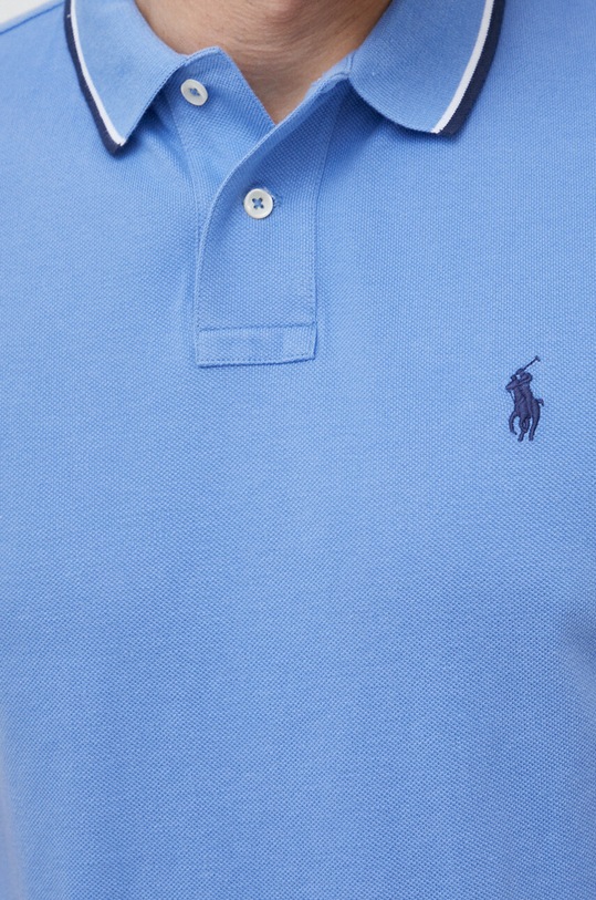 Polo Ralph Lauren polo bawełniane 710842621 niebieski