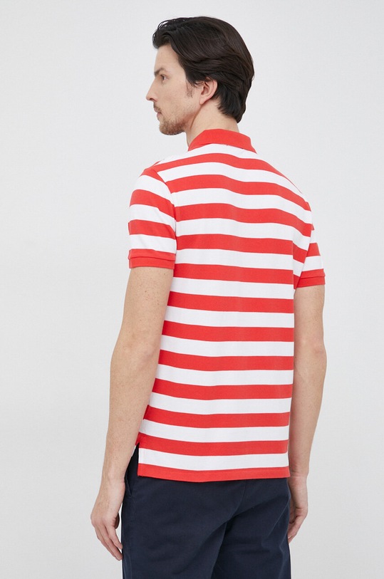 Odzież Polo Ralph Lauren polo bawełniane 710898606 czerwony