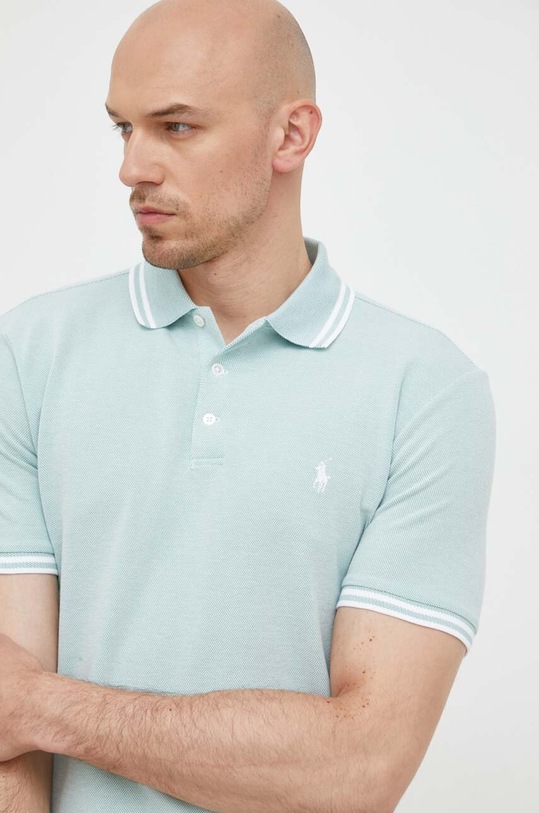 Πόλο Polo Ralph Lauren με ελαστάν πράσινο 710898948