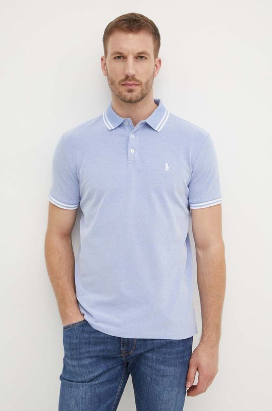 Polo Ralph Lauren polo aplikacja niebieski 710898948